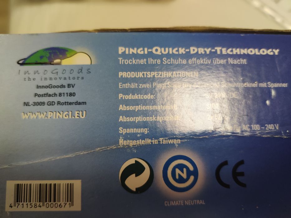 Dezumidificator încălțăminte