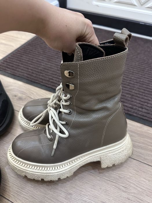 Сапоги зимние нат. кожа