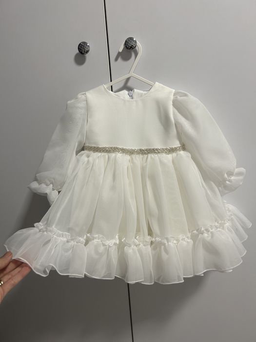 Rochie noua ivory 3-6 luni