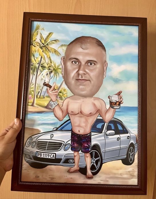 Карикатура по снимка