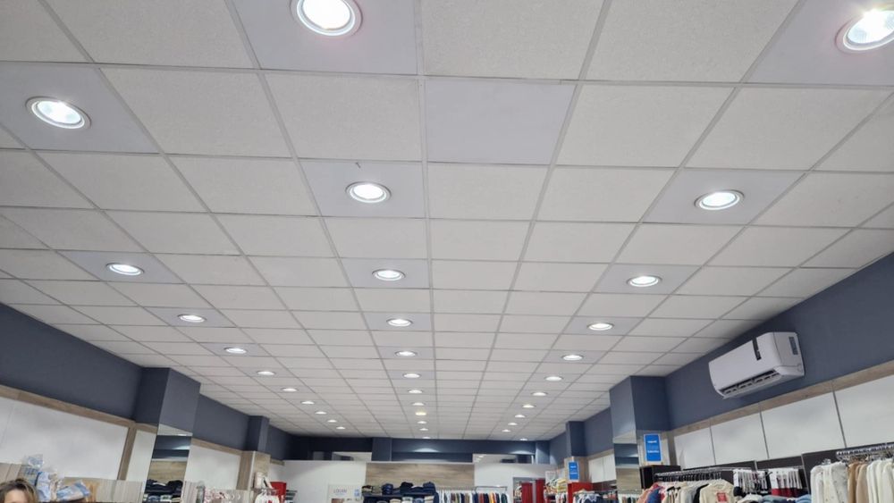 LED лампи за търговско помещение