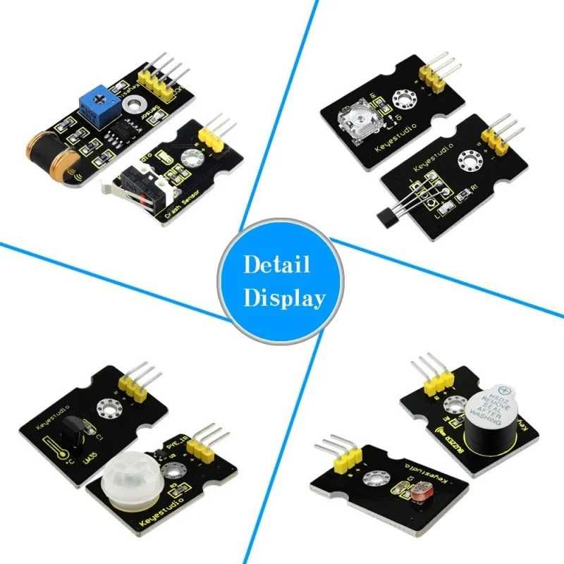Набор ARDUINO для изучения датчиков K2 от Keyestudio.
