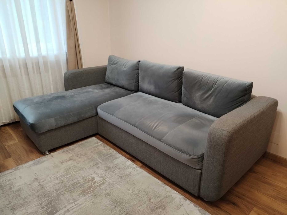 Colțar extensibil cu lada depozitare