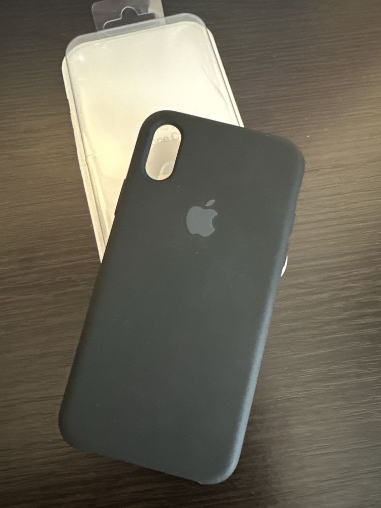 Husa silicon IPhone X/XS Neagră