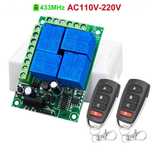 Releu telecomanda 4 relee 2 telecomenzi automatizari porti 220V