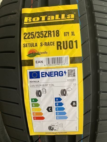 Нови летни гуми ROTALLA SETULA S-RACE RU01 225/35R18 87Y XL НОВ DOT