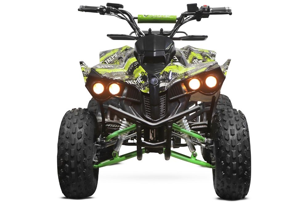 ATV electric Eco Warrior 1000W 48V 20Ah cu DIFERENTIAL #Verde Grafiti