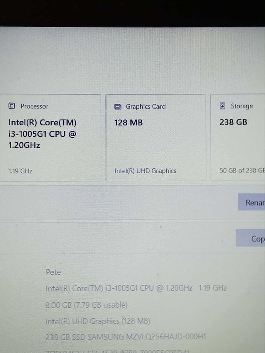 Лаптоп HP 250 G7