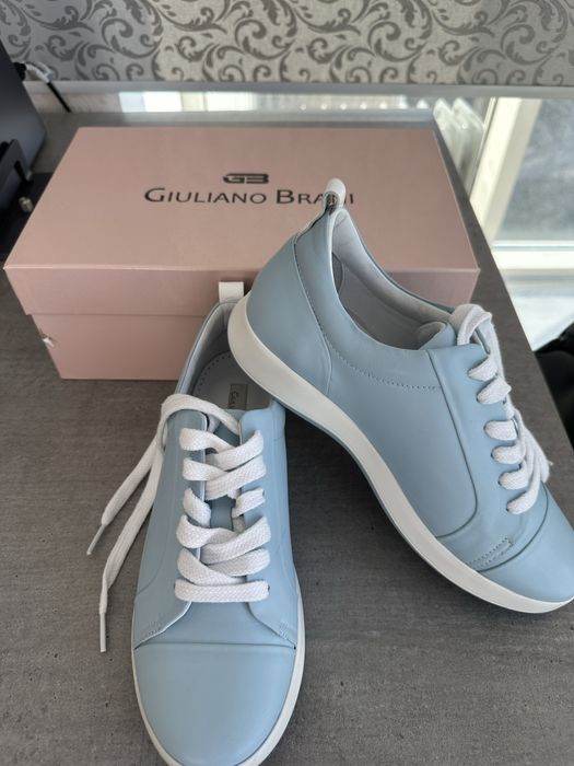 Giuliano Brani новые кожаные кеды 38р
