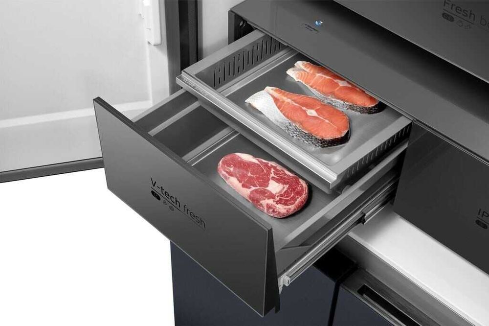 Френски хладилник MIDEA MDRM706BIE70