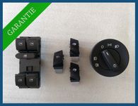 Set butoane 4 geamuri electrice si comutator lumini Skoda Octavia 2