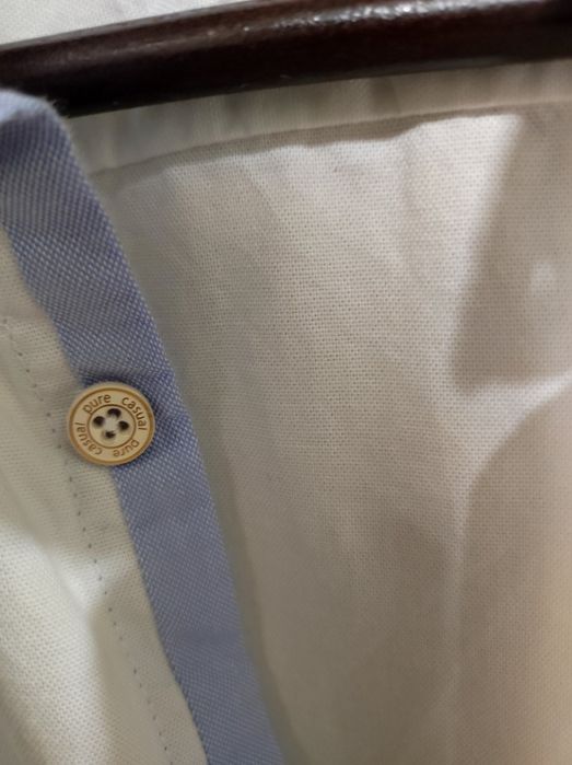 Нова мъжка риза от памук Pure H. Tico Oxford