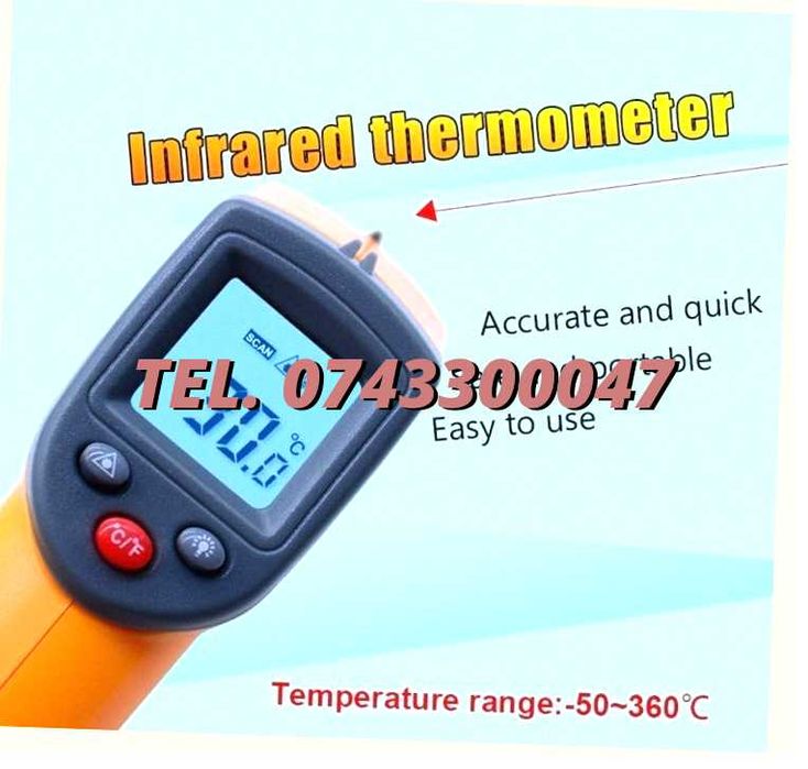 Termometru Industrial Optim 380 Interval 50 380 Grade C Cu Afisaj L