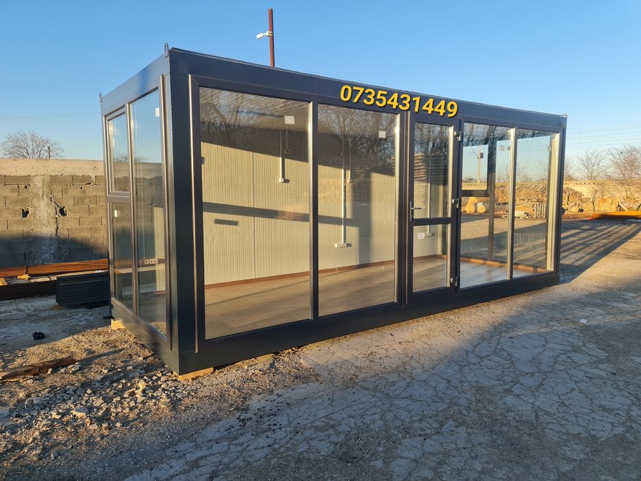 Container Modular Birou Vitrina Depozitare cafenea magazin