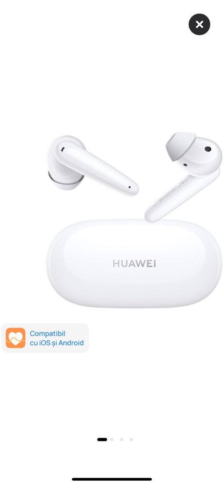 Casti wireless Huawei Freebuds see