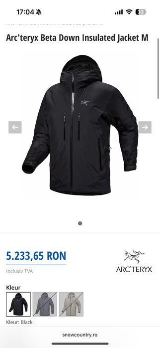 Arc’teryx Beta Down Insulated !!!