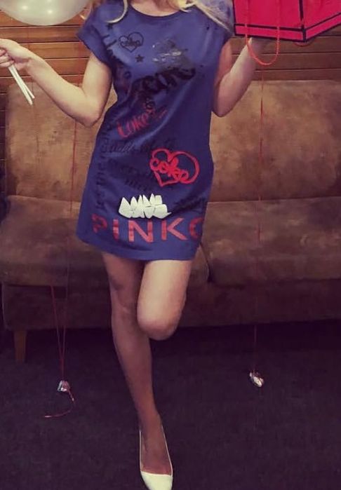 Рокля-тениска Pinko