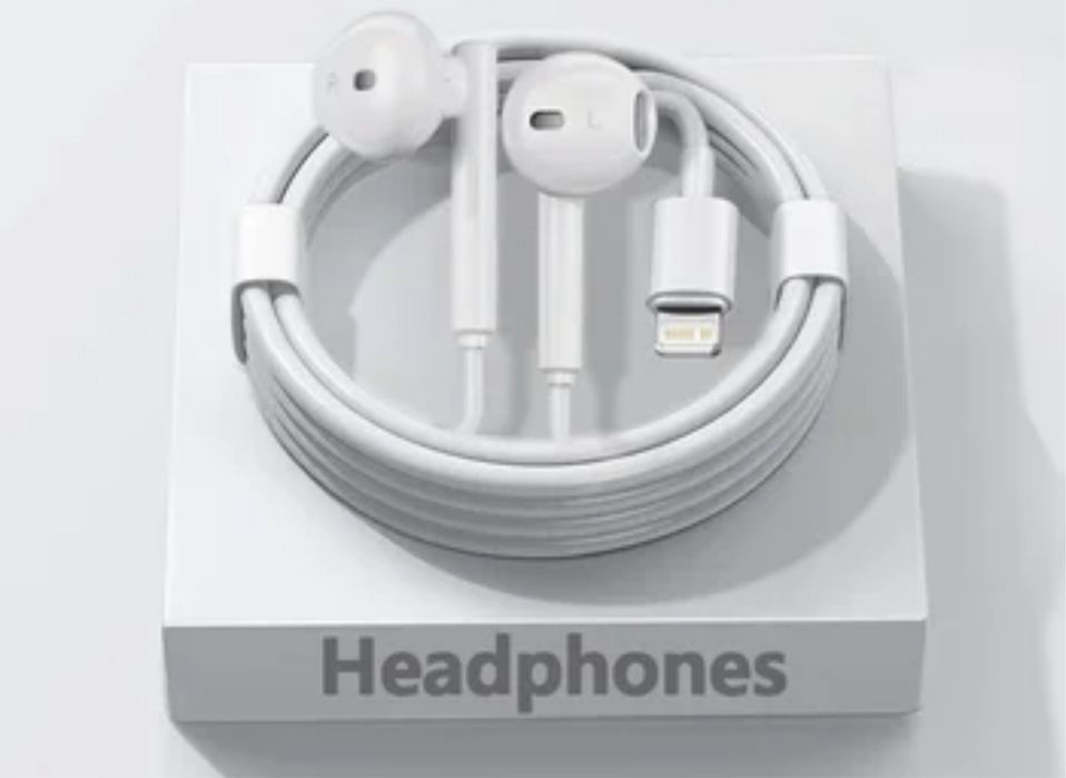 Iphone - Pachet Incarcator Priza Cablu Usb si Casti Noi