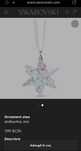 Swarovski, Ornament stea strălucitor, mic