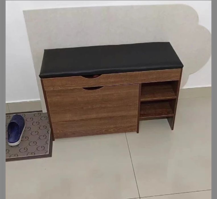 Pantofar, dulap pentru pantofi 100 x 30 x 51 cm, Alb