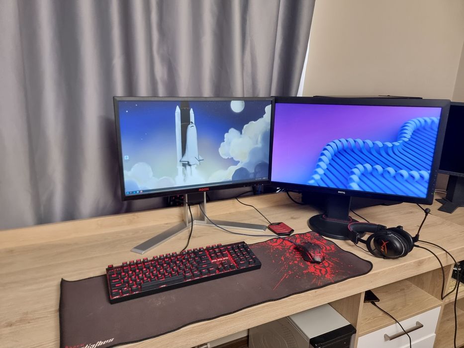 Productivity Gaming сет ъп монитор AOC Agon, Benq razer redragon