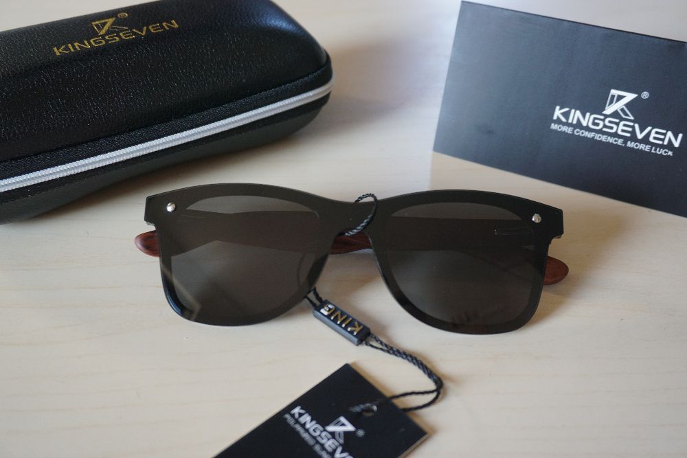 Ochelari de soare KINGSEVEN natural wood