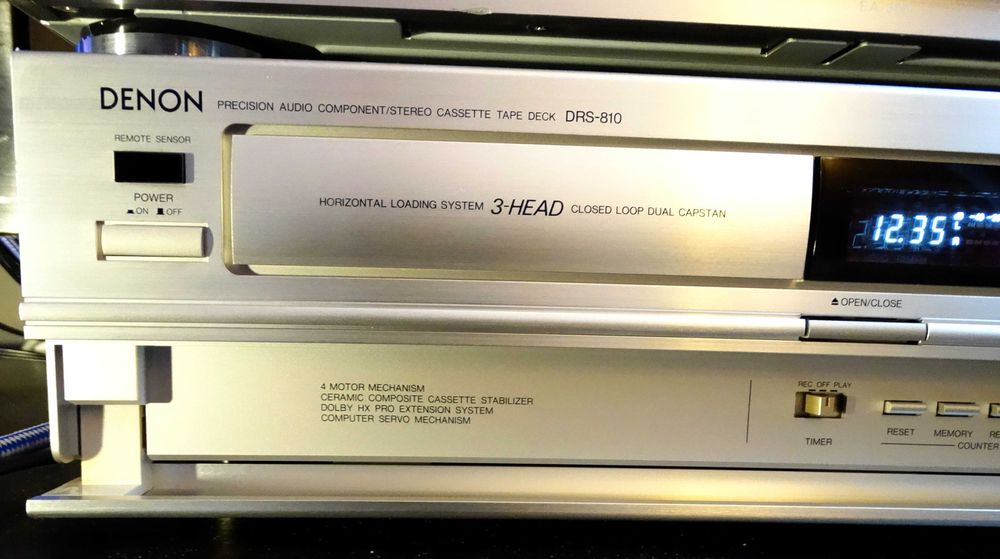 Casetofon Deck Sony TC K 590 , Casetofon Deck Denon DRS-810  3 capete