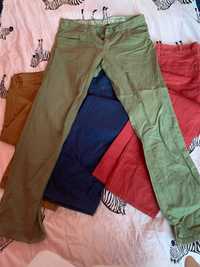 Blugi pantaloni verde, mustar, albastru,visiniu marimi 52