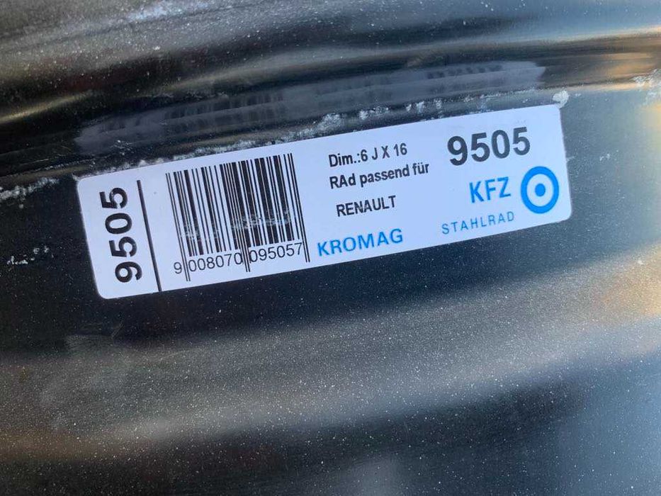 4бр.Оригинални джанти 16" 5x118 - Renault Trafic,Opel Vivaro,Primastar