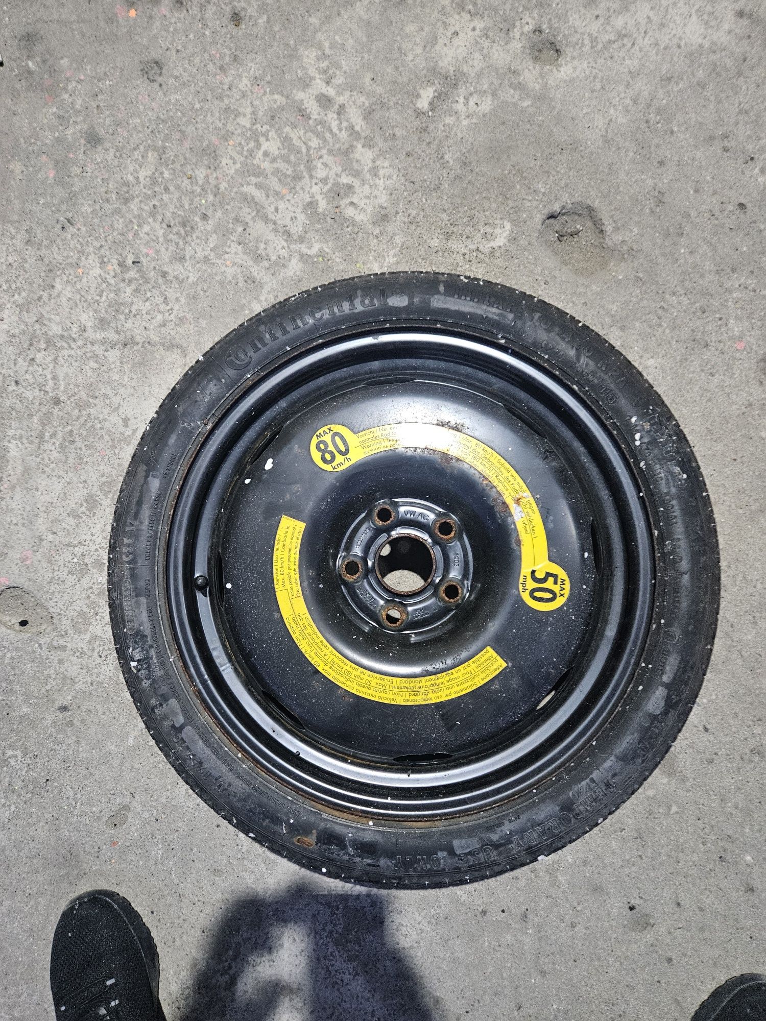 Rezerva 5x112 r18 slim Vw Audi skoda