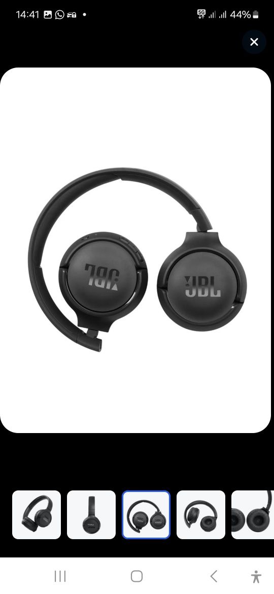 JBL Наушники беспроводные с микрофоном JBL Tune 510BT, Bluetooth, USB