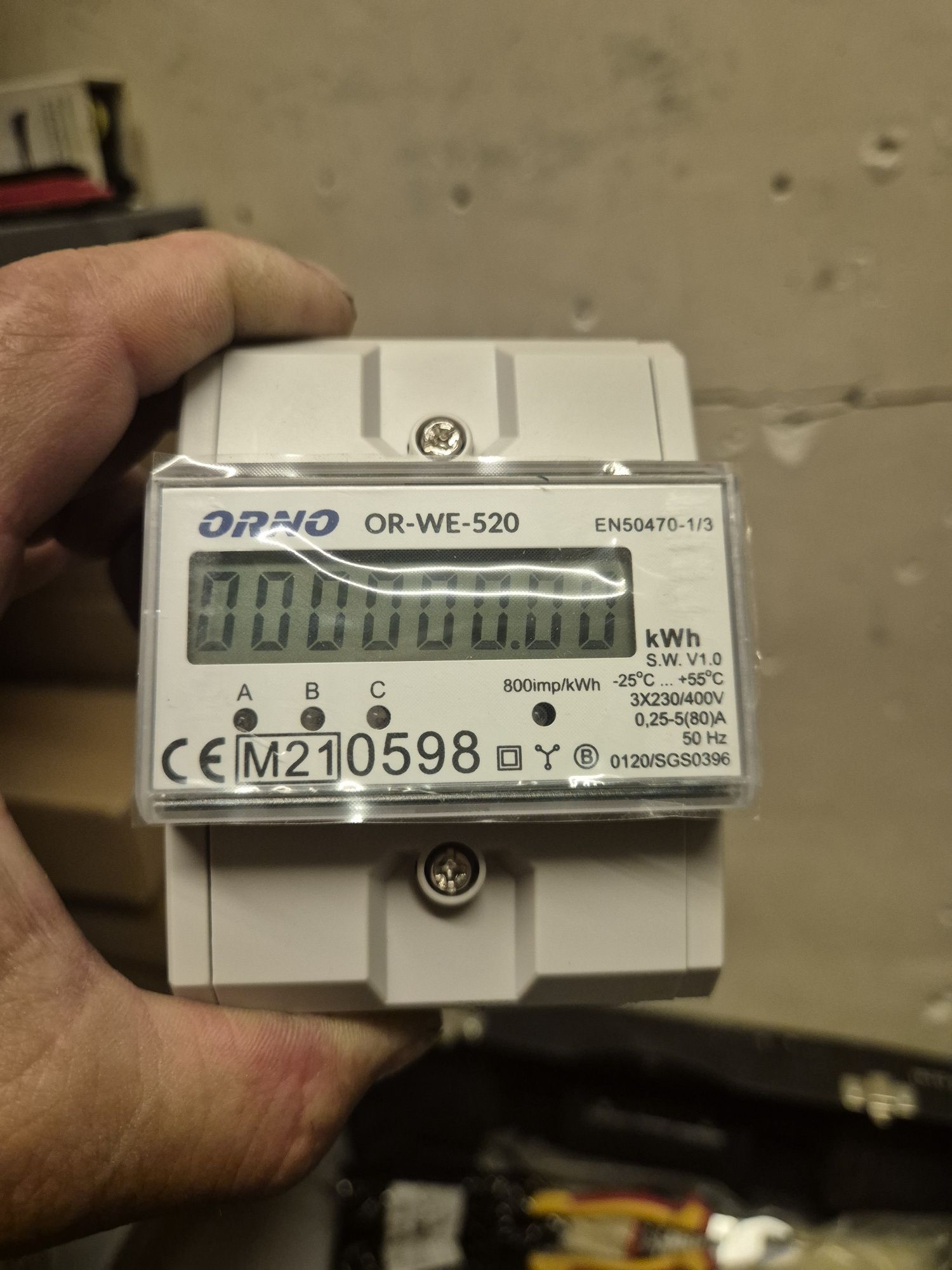 Contor orno trifazic