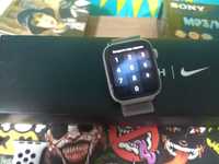 Смарт-часы Apple Watch Nike SE 44 мм серебристый