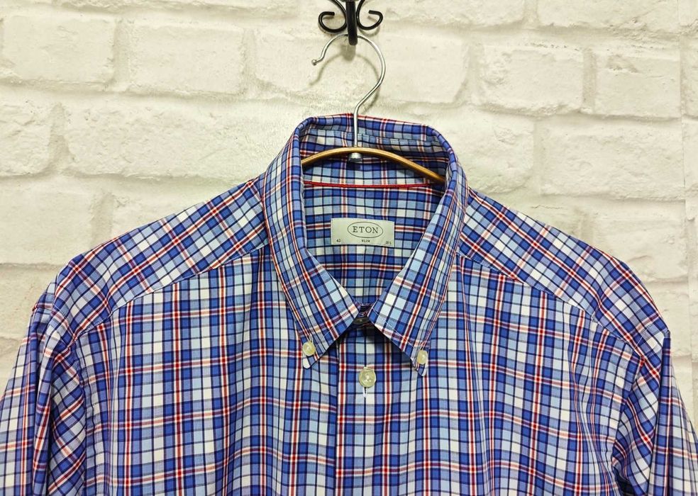 ETON Slim fit Оригинална мъжка риза размер 16.5 / 42