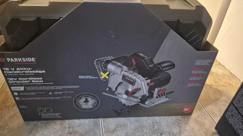 12V акумулаторен циркуляр Parkside Performance с ГАРАНЦИЯ