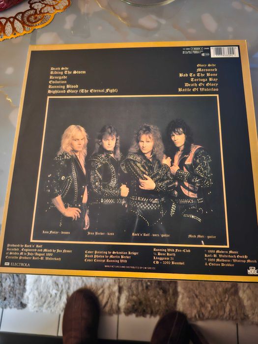 Продам тази плоча Running wild-death or glory състояние много добра NM