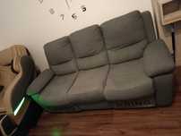 Vand canapea kring cu 2 reclinere
