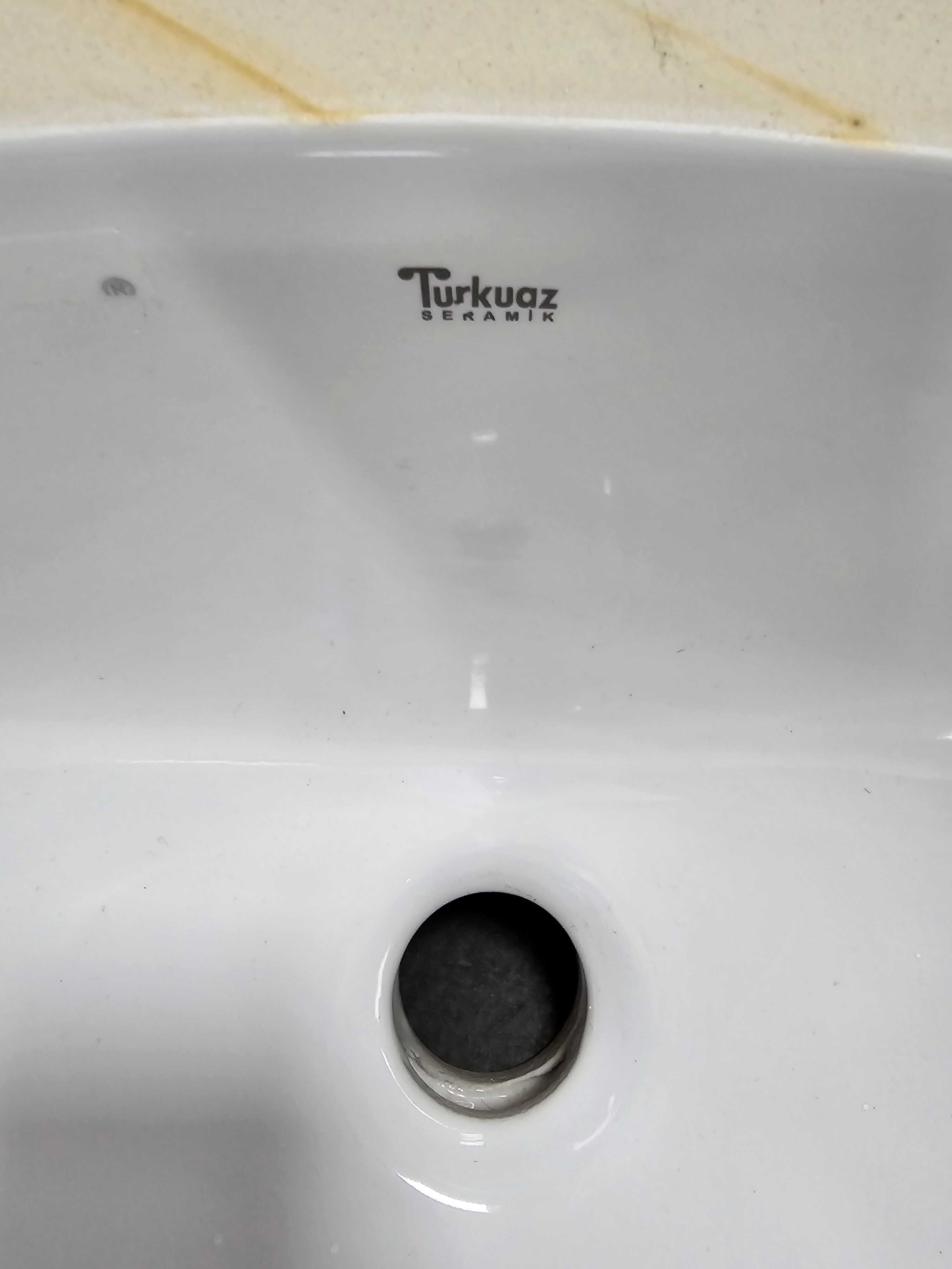 Lavoar incastrat rotund, montaj sub blat, chiuveta inox 2 cuve