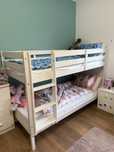 Set Mobexpert paturi supraetajate, 90x200 cm, somiere incluse