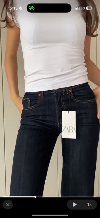 Дънки Mid-Rise Full Length Zara