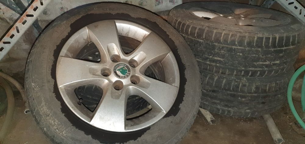 4x Jante aliaj 14 cu cauciucuri vara