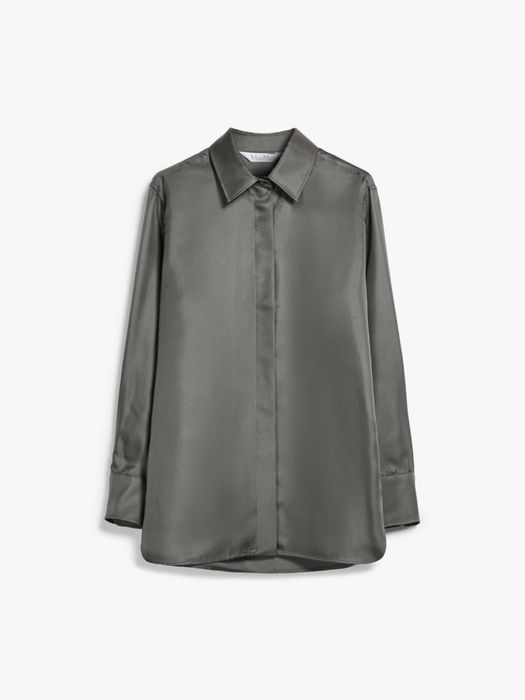 Маслено зелена риза H&M