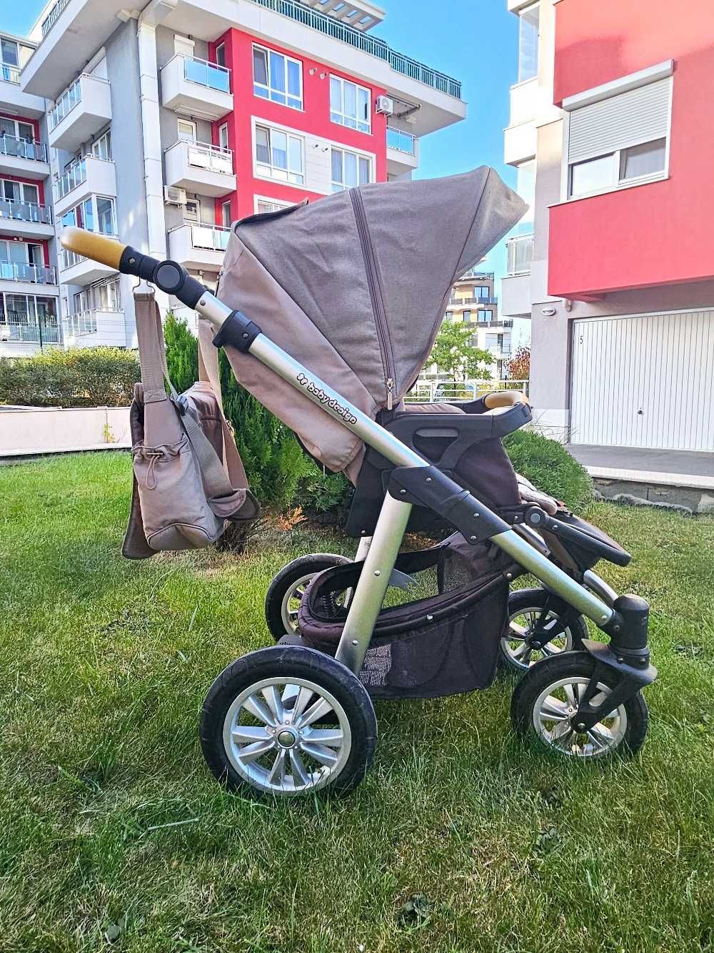 Бебешка количка 2 в 1 Baby design