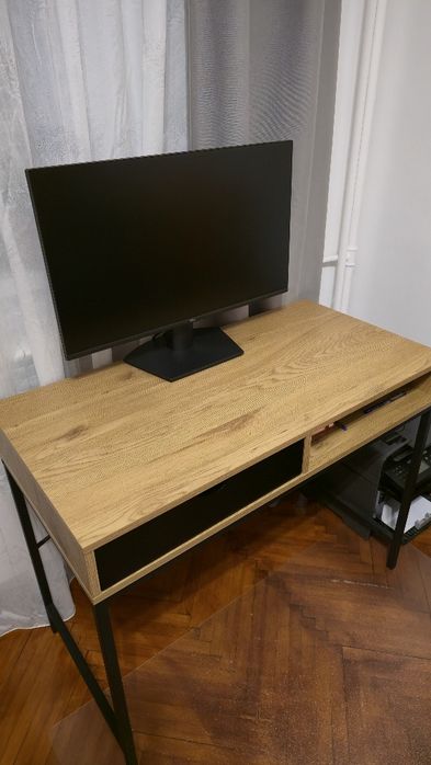 Birou TRAPPEDAL 48x95 stejar cald/negru