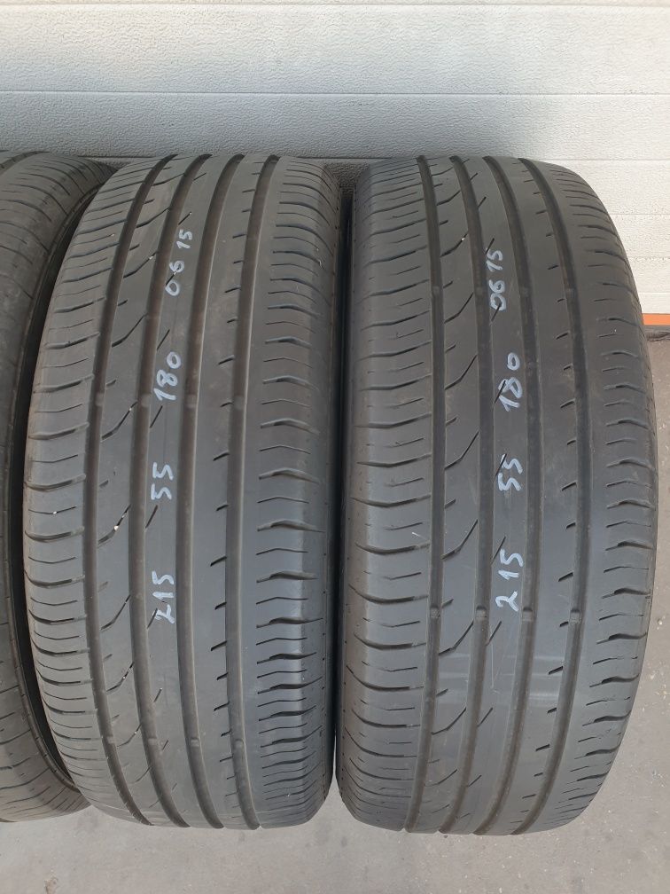 Летни гуми 4 броя CONTINENTAL PremiumContact2 215 55 R18 дот 0615
