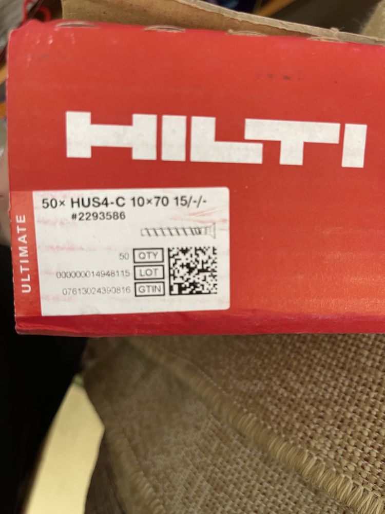 Suruburi autoforante  hilti/ ancora surub hilti