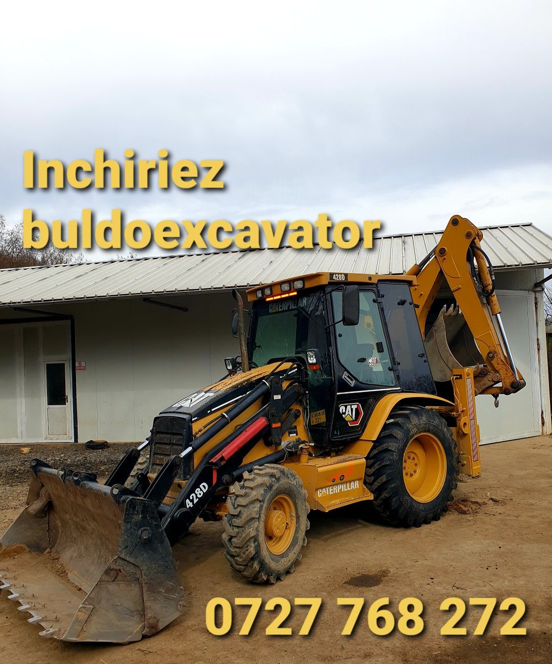 Buldoexcavator de inchiriat