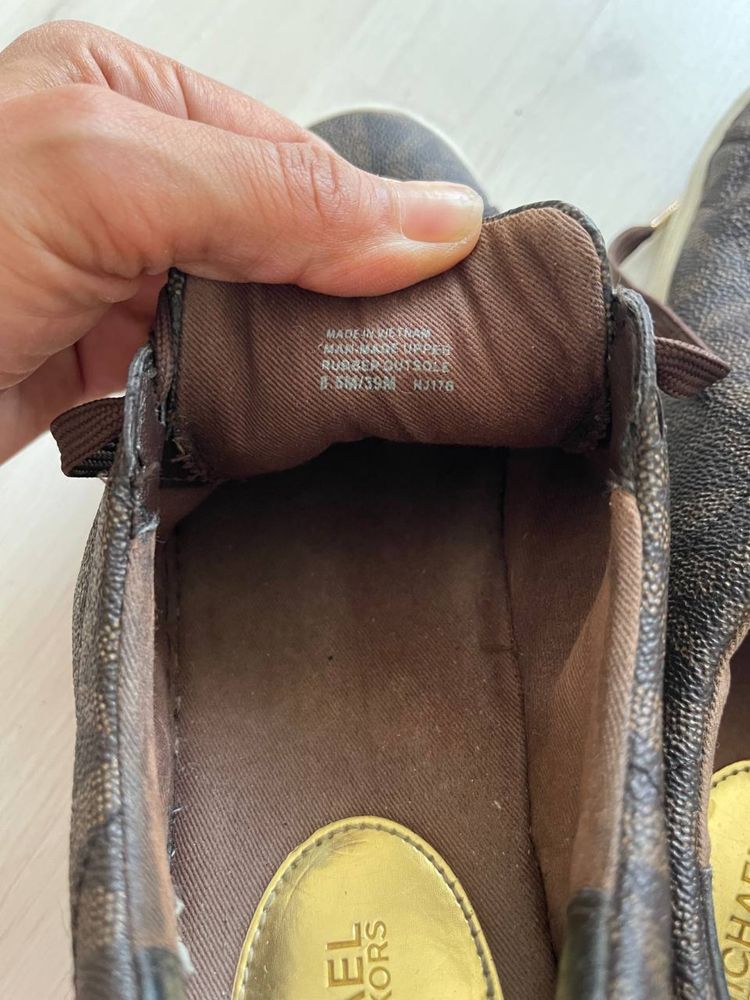 Michael kors, кожаные сникерсы 39