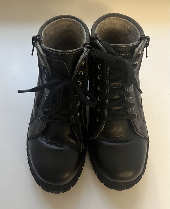 Ботинки натуральная кожа шерсть р35