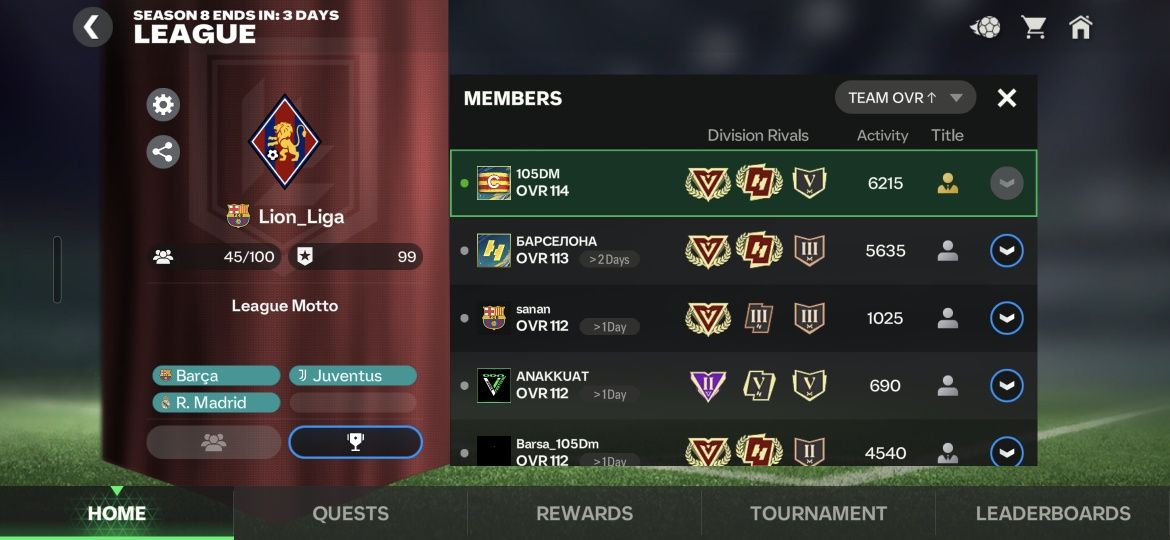 Fc Mobile akkaunt sotiladi